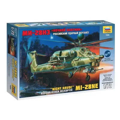 Model Kit vrtulník 7255 - MIL MI-28N Russian Helicopter (1:72)