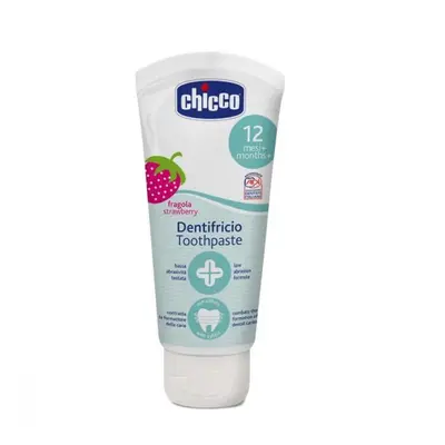 CHICCO Pasta zubní Jahoda bez fluoru 50ml, 12m+