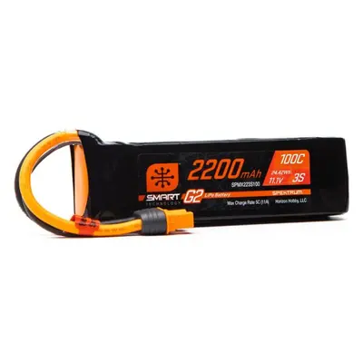 Spektrum Smart G2 LiPo 11.1V 2200mAh 100C IC3