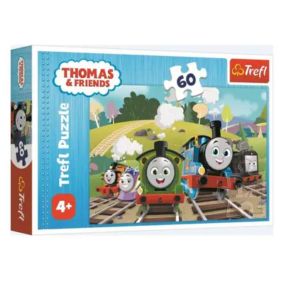 Trefl puzzle 60 dílků - Tom na výletě / Thomas and Friends