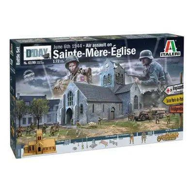 Model Kit diorama 6199 - Battle of Normandy: Saint-Mere-Église 6 June 1944 (1:72)