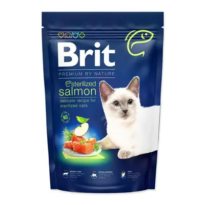 Krmivo Brit Premium by Nature Cat Sterilized Salmon 1,5kg