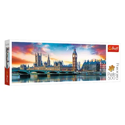 Trefl Panoramatické puzzle 500 - Big Ben a Westminsterský palác, Londýn