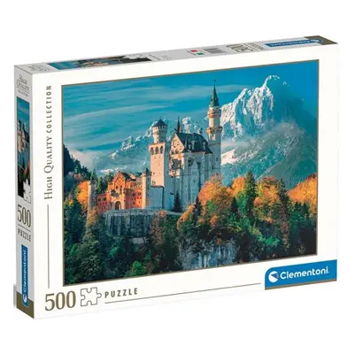 Clementoni - Puzzle 500 Hrad Neuschwanstein