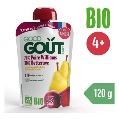 Good Gout BIO Hruška Williams s červenou řepou (120 g)