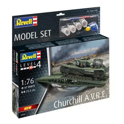 ModelSet military 63297 - Churchill A.V.R.E. (1:76)