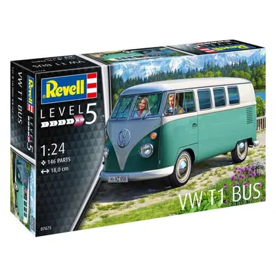 Plastic ModelKit auto 07675 - VW T1 Bus (1:24)