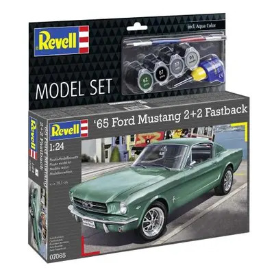 ModelSet auto 67065 - 1965 Ford Mustang 2+2 Fastback (1:24)