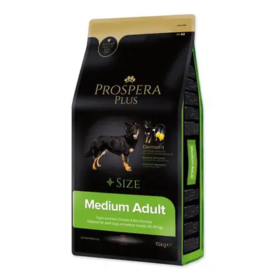 Krmivo Prospera Plus Medium Adult kuře s rýží 15kg