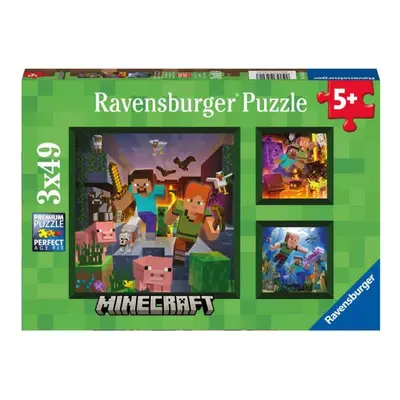 Ravensburger Minecraft Biomes 3x49 dílků