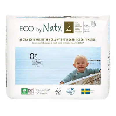 Kalhotky plenkové jednorázové 4 Pants 8-15kg 22ks Naty Nature Babycare