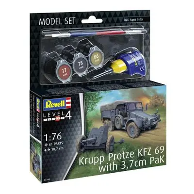 ModelSet military 63344 - Krupp Protze Kfz 69 s 3,7cm Pak (1:76)