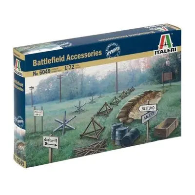 Model Kit doplňky 6049 - WWII - BATTLEFIELD ACCESSORIES (1:72)