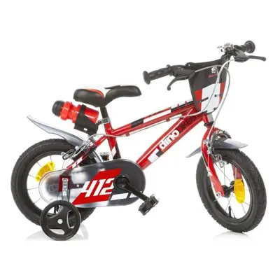 Dino Bikes - Dětské kolo 12" 412US -06 červené