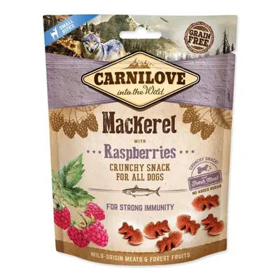 Pochoutka Carnilove Dog Crunchy Snack makrela s malinami 200g