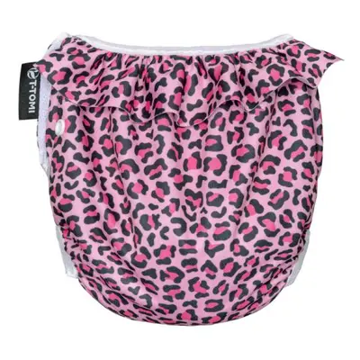 T-Tomi Plavky plenové s volánkem, 5-15kg, Pink gepard