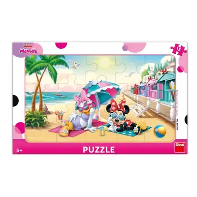 Puzzle Minnie: oslava 15 dílků deskové