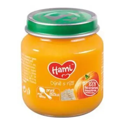 HAMI Dýně s rýží (125 g) - zeleninový příkrm