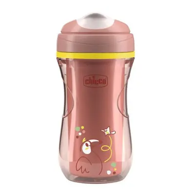 Chicco Hrnek Active s tvrdým náustkem pink, 14m+