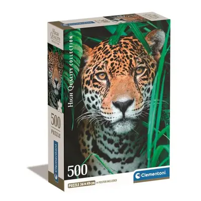 Puzzle 500 Jaguar v džungli Compact