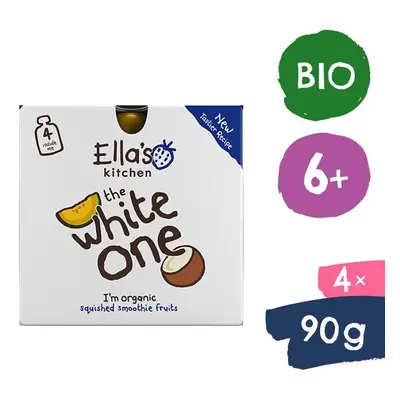 Ella's BIO White One Ovocné pyré s melónom (4 × 90 g)