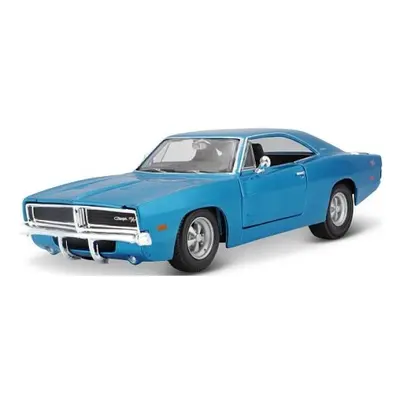 Maisto - 1969 Dodge Charger R/T, metal modrý, 1:25