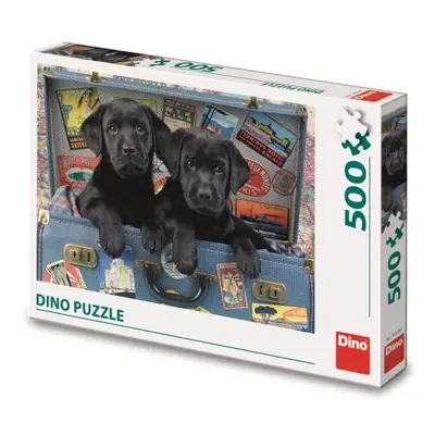 Dino Štěňátka v kufru 500 Puzzle