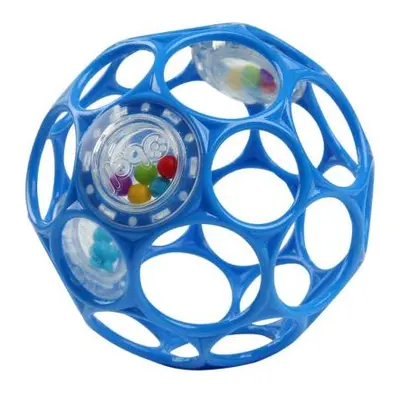 OBALL Hračka Oball RATTLE 10 cm modrá