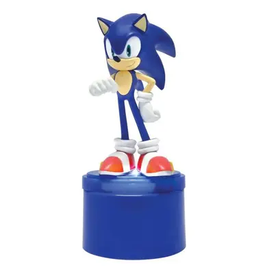 Designové noční LED světlo 3D Ježek Sonic 13 cm