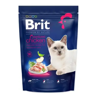 Krmivo Brit Premium by Nature Cat Sterilized Chicken 800g