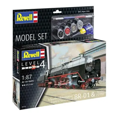 ModelSet lokomotiva 62172 - Express Lokomotiva BR01&Tender 2'2' T32 (1:87)