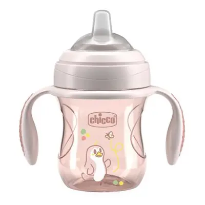 Chicco Hrneček Transition učící s držadly pink, 4m+