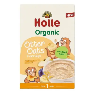 HOLLE Bio-Organic Kaše s ovesnými vločkami, Otter Oats, jablko, banán, švestky 200g