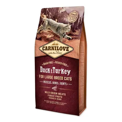 Krmivo Carnilove Large Breed Cats Muscles, Bones, Joints Duck & Turkey 6kg