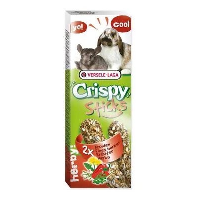 Tyčinky Versele-Laga Crispy králík a činčila, s bylinkami 110g 2ks