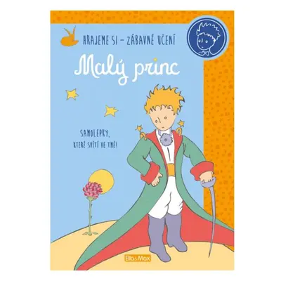 Malý princ - Kniha aktivit, oranžové svítící samolepky