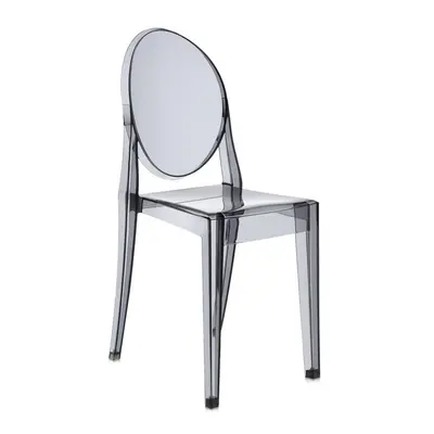 Kartell - Židle Victoria Ghost, kouřová