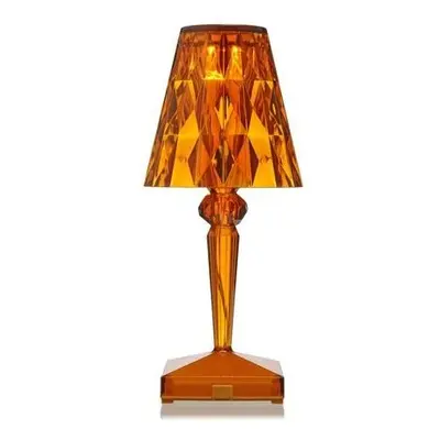 Kartell - Stolní lampa Battery - jantarová