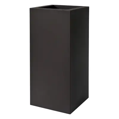 Plust - Designový květináč KUBE HIGH, 30 x 30 x 70 cm - černý