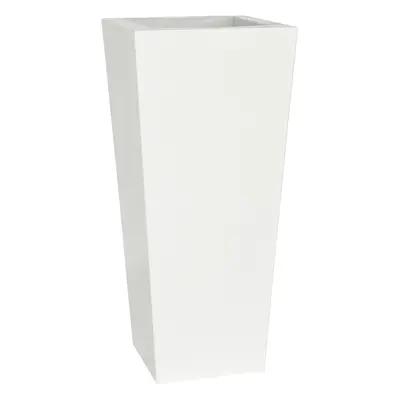 Plust - Designový květináč KIAM gloss pot, 40 x 40 cm - bílý