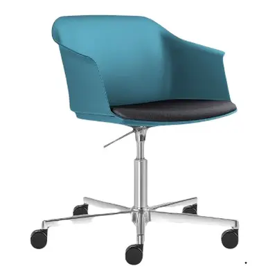 LD SEATING - Židle WAVE 030,F37-N6 s čalouněným sedákem