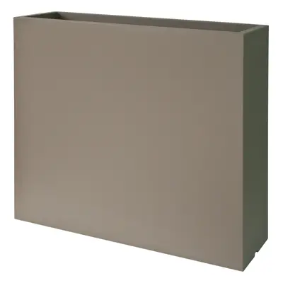 Plust - Designový květináč KUBE HIGH SLIM, 80 x 25 x70 cm - světle hnědý