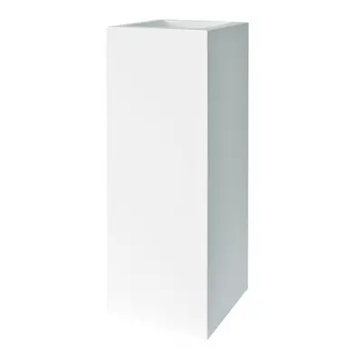 Plust - Designový květináč KUBE TOWER, 30 x 30 x 90 cm - bílý