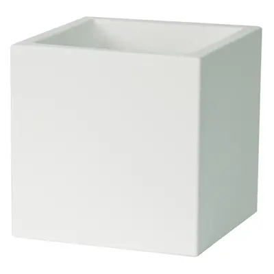 Plust - Designový květináč MINI KUBE, 20 x 20 cm - bílý