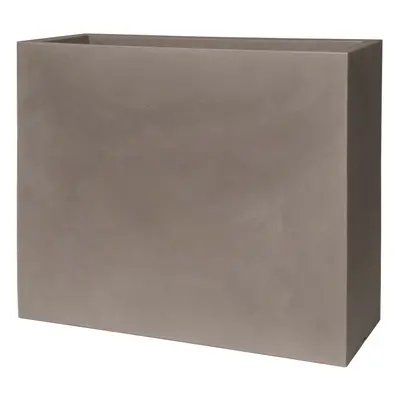 Plust - Designový květináč KUBE HIGH, 80 x 30 x 70 cm - šedý