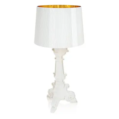 Kartell - Stolní lampa Bourgie, bílo-zlatá