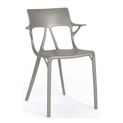 Kartell - Židle A. I. metalická šedá