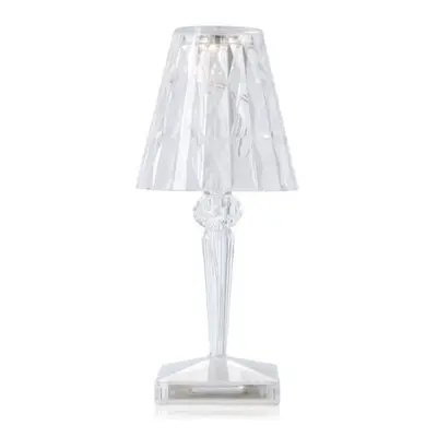 Kartell - Stolní lampa Battery - transparentní