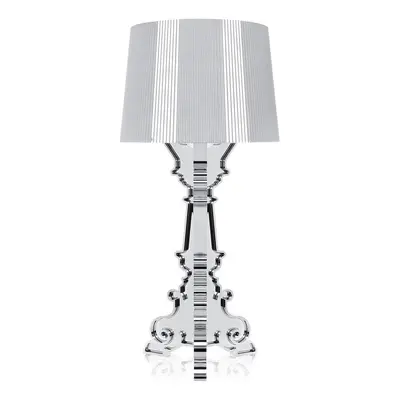 Kartell - Stolní lampa Bourgie Metal - stříbrná