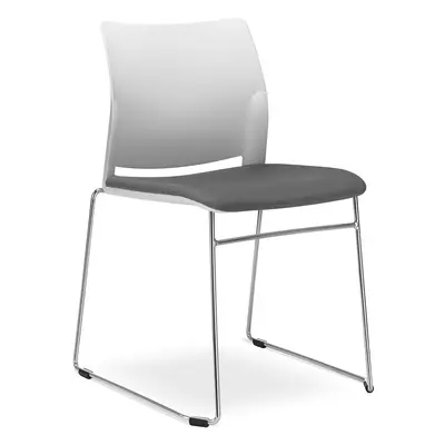 LD SEATING - Židle TREND 521-Q s čalouněným sedákem